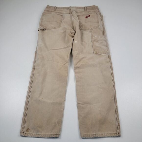 Vintage‎ Y2k Dickies Distressed Workwear Pants Sun Fade Fits 34x29 Tagged 38x30 - Picture 5 of 13